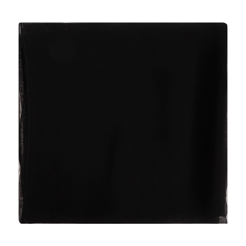 Dolce & Gabbana Black Silk Scarves, Female, One Size, Silk Shawl