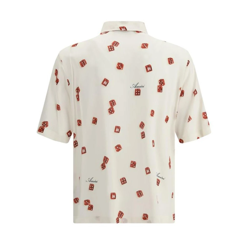 Amiri Bowling shirt met dobbelsteenprint en monogram Multicolor Heren