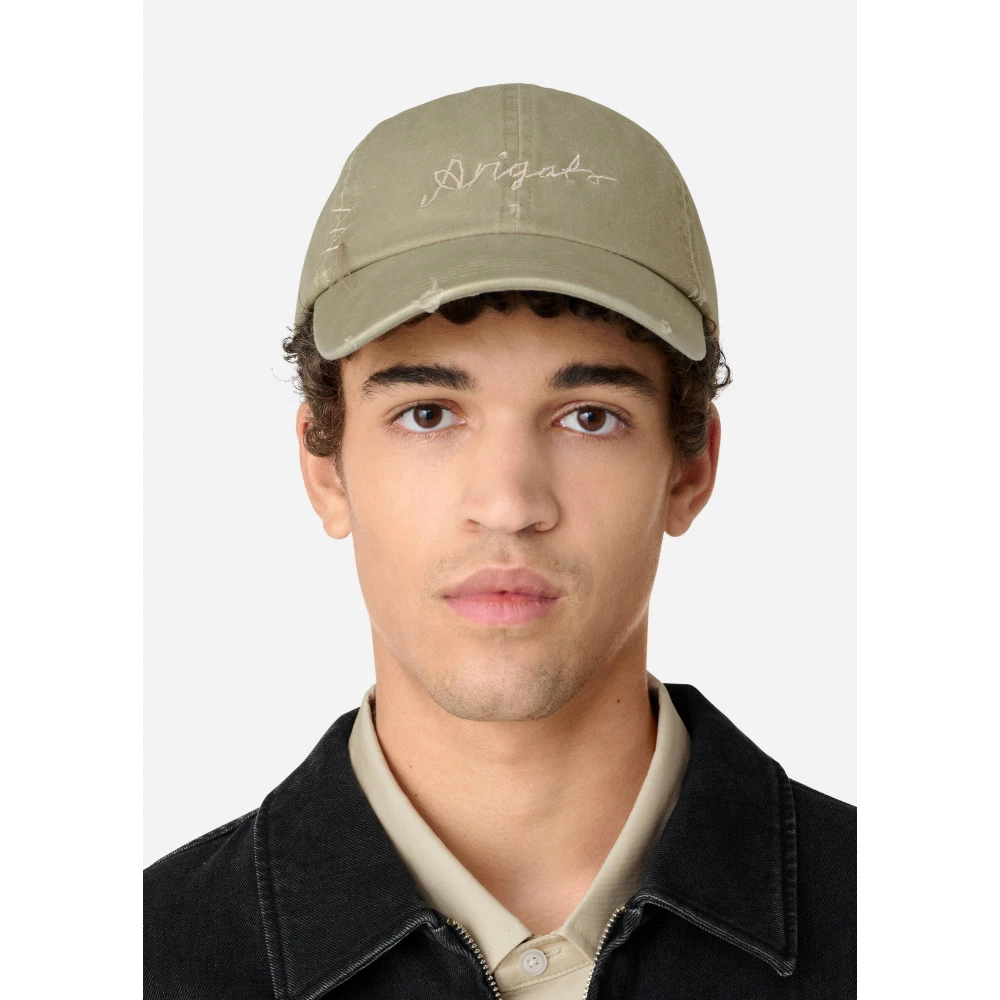 Axel Arigato Seam Distressed Cap Gray Unisex