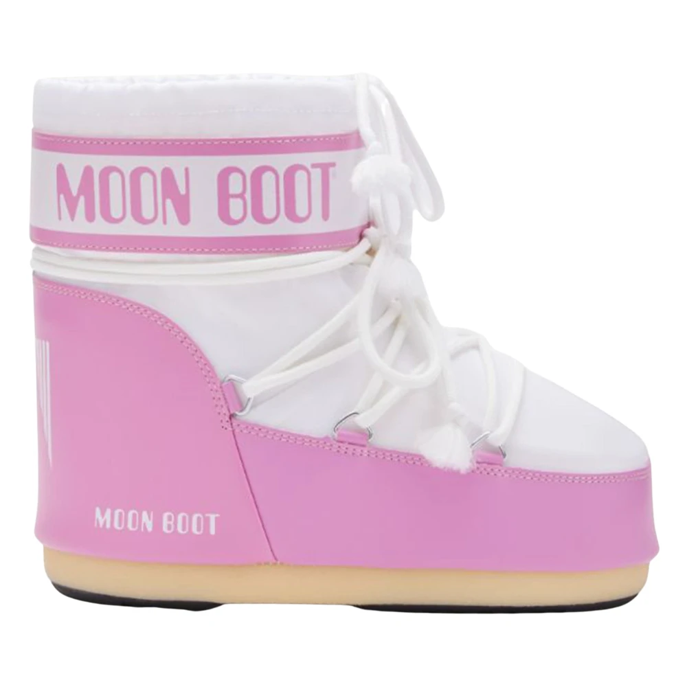 Moon Boot Girls Pink Boots,, Icon Low Boots Size 39 Eu