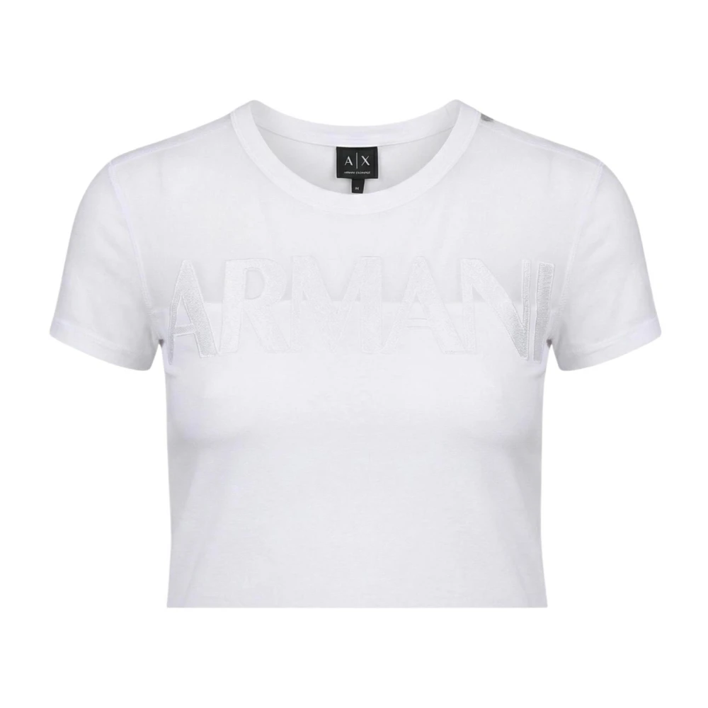 Armani Exchange Vrouw Wit Tops Dames, Xs, T-Shirts