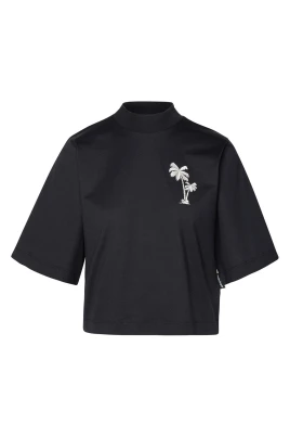 Hög hals T-shirt
