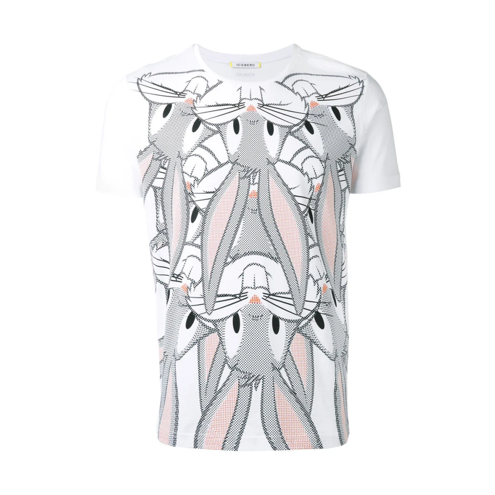 Iceberg - Tops > T-Shirts - White - Iceberg - Modalova