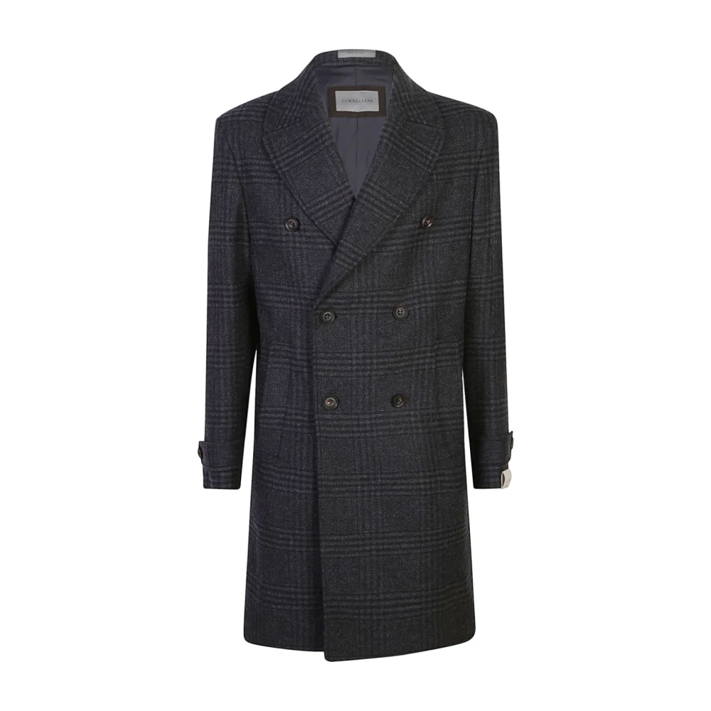 Corneliani Luxe Grijze Jas voor Mannen Gray Heren