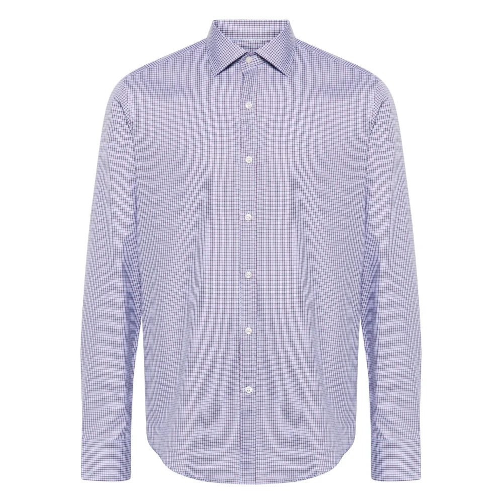 PAUL & SHARK Katoenen Twill Shirt Blue Heren