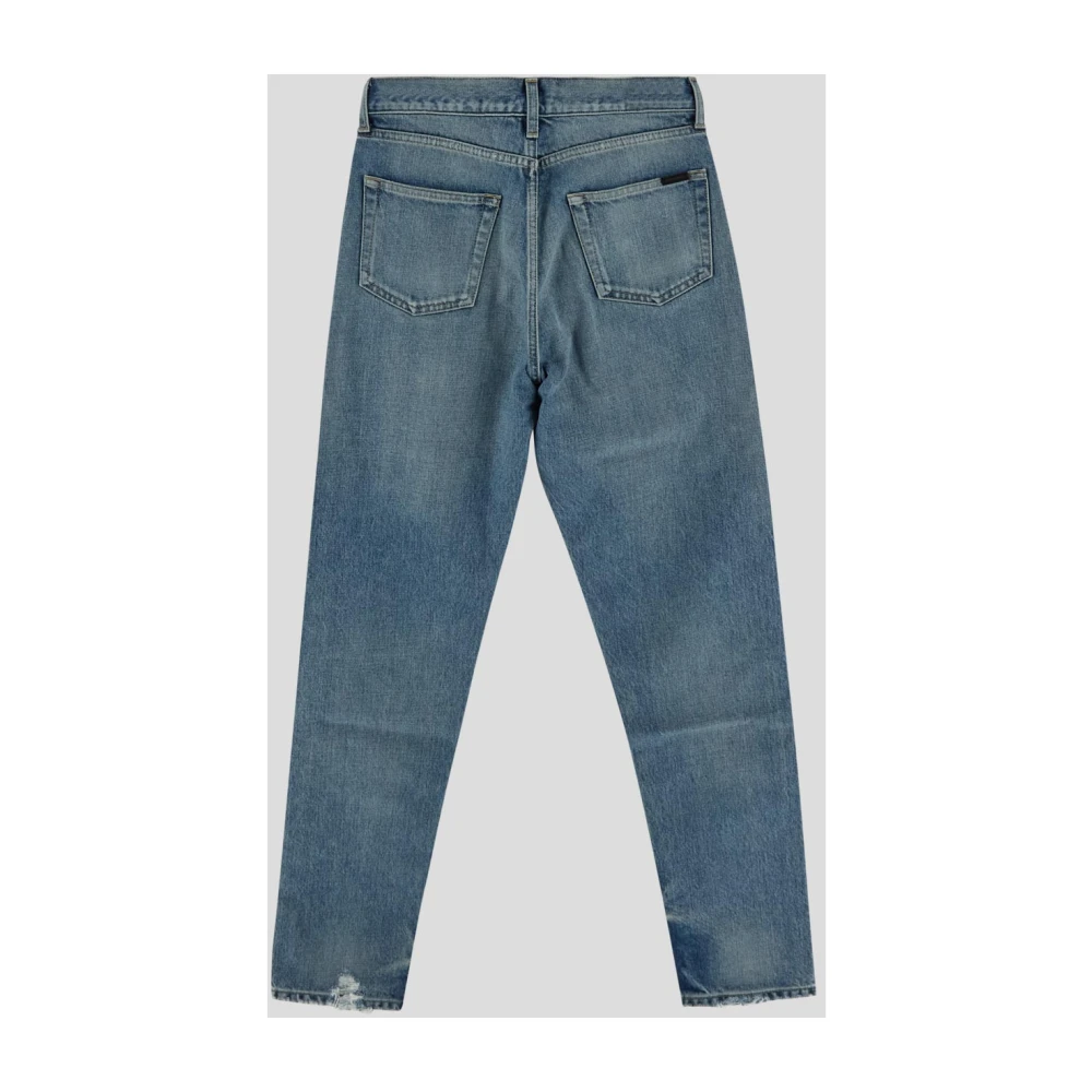 Saint Laurent Denim Jeans Blue Dames