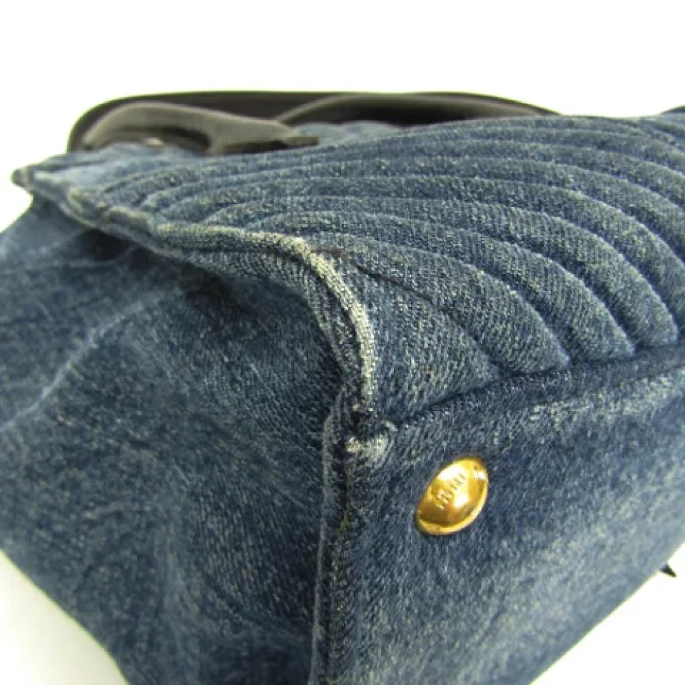 Miu Pre-owned Denim handbags Blue Dames