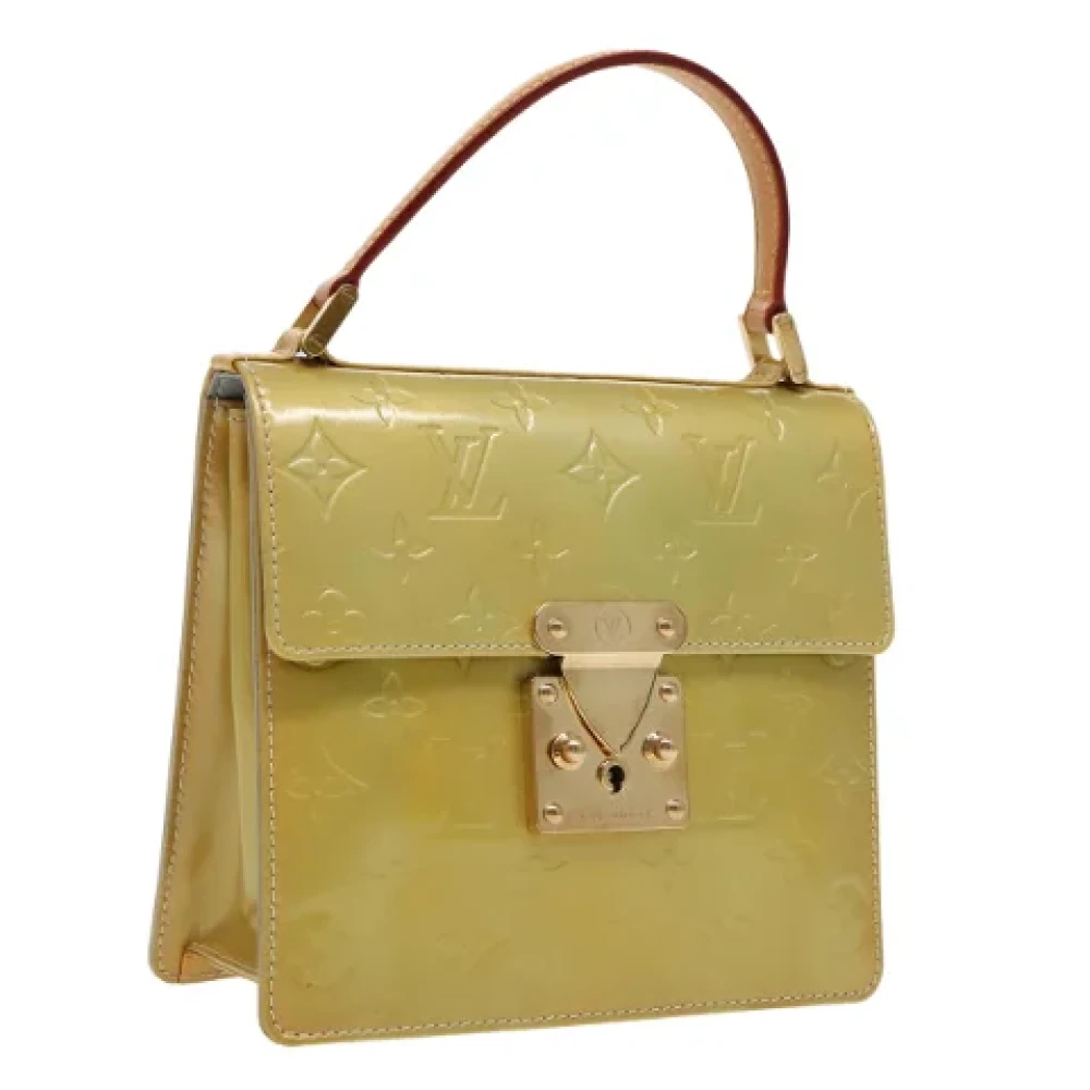 Louis Vuitton Vintage Pre-owned Leather handbags Green Dames