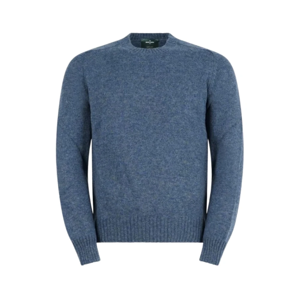 Gran Sasso Men's Green Round-Neck Jumper, Round-Neck Knitwear, 2XL, Knitwear