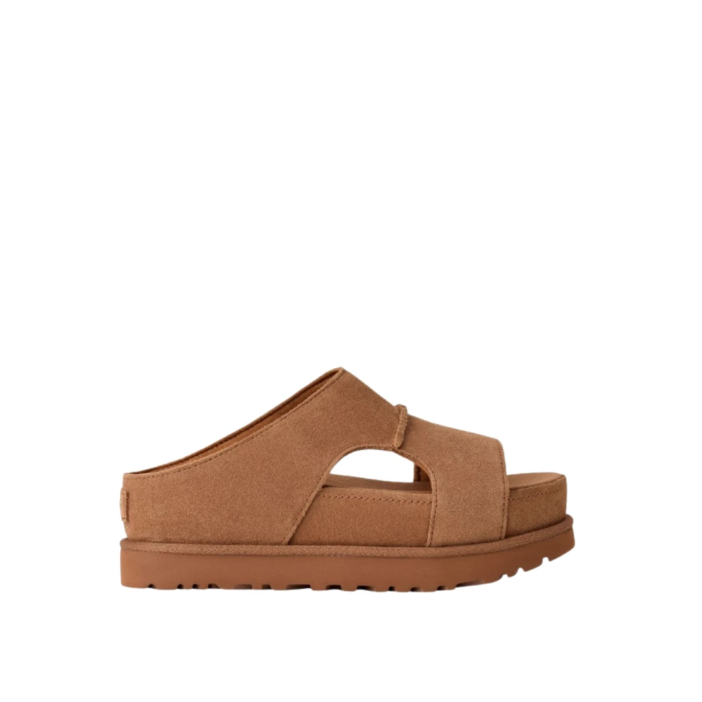 Ugg Women's Brown Sliders, 5 Uk, Goldenstar Gleam Slide