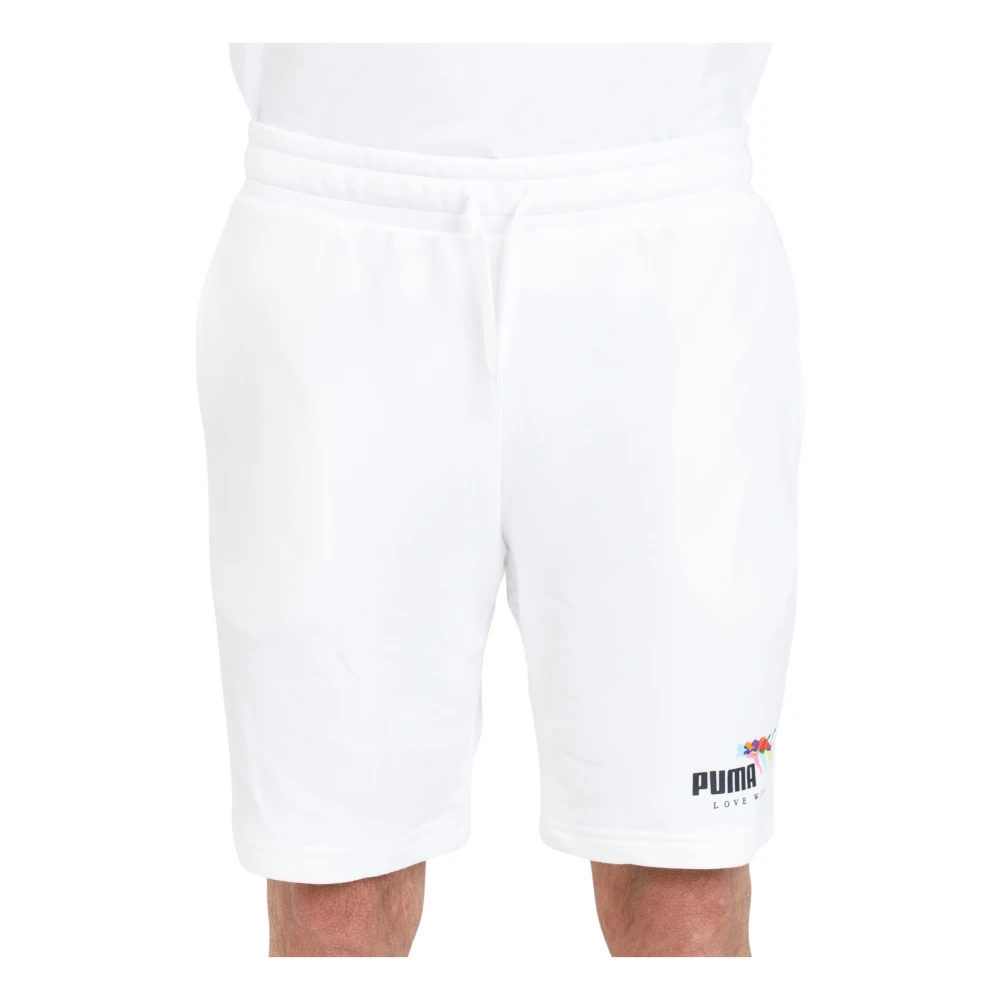 Puma Casual Shorts White Heren