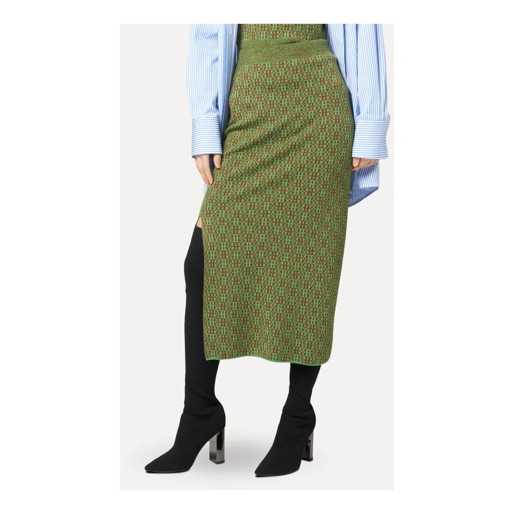 Ballantyne Midi Skirts Green Dames