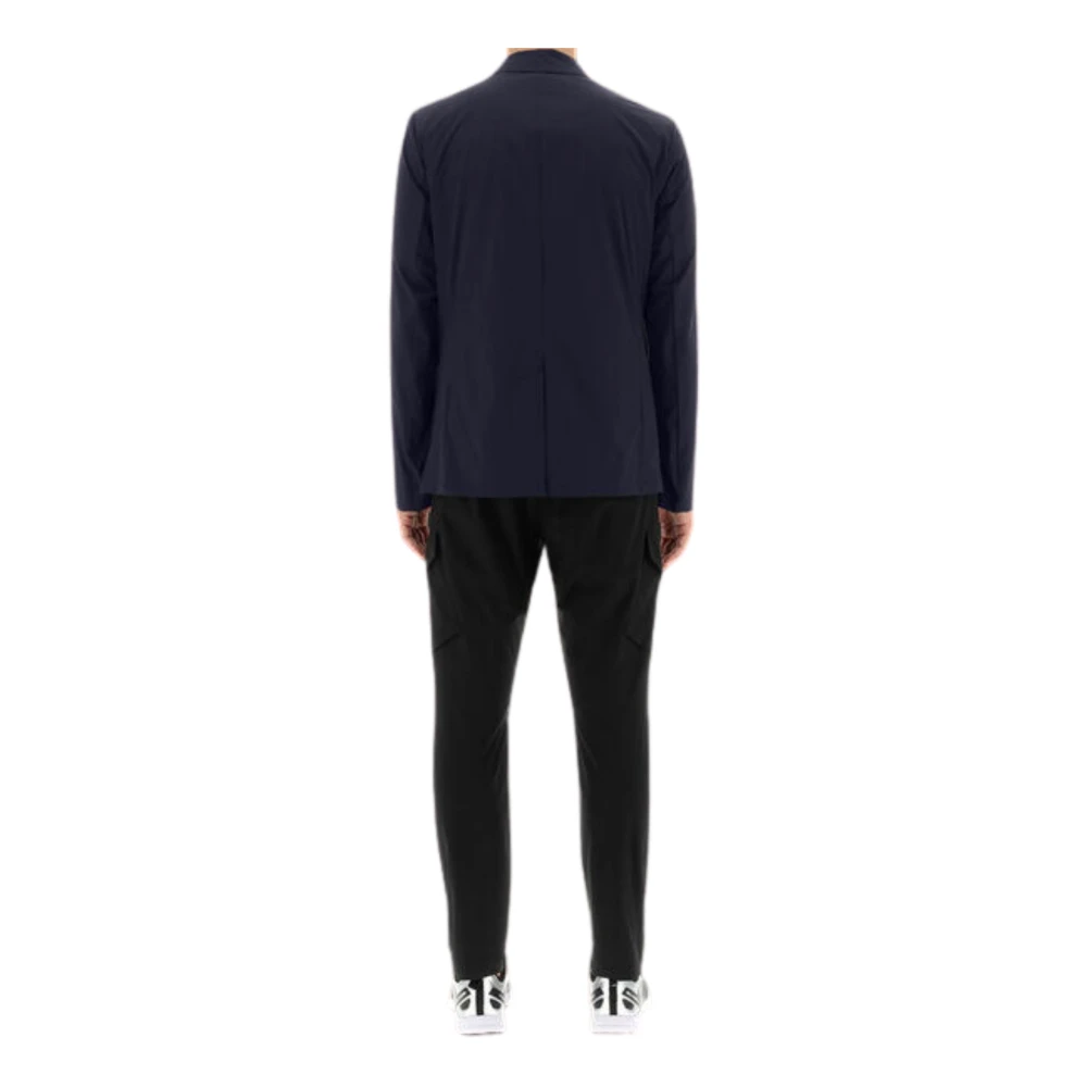Herno Blauwe Stijlvolle Jas voor Mannen Blue Heren