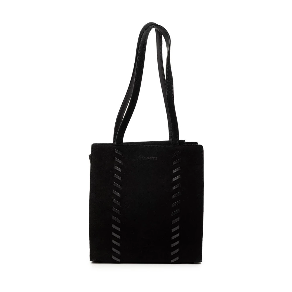 Saint Laurent Vintage Women's Black Pre-Owned Tote Bag