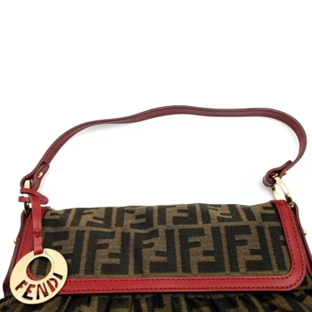 Fendi Vintage Pre-owned Leather fendi-bags Brown Dames