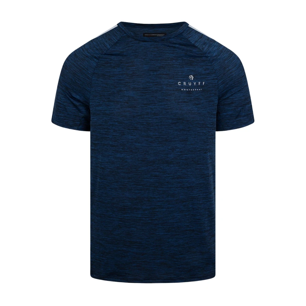 Cruyff Reflecterend Space T-shirt Blue Heren
