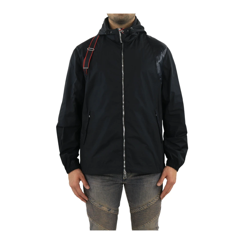 alexander mcqueen Logo Harness Windbreaker Black Heren