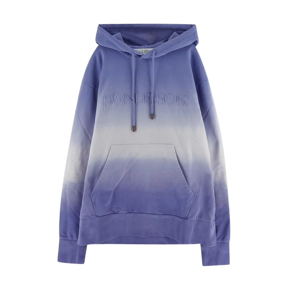 JW Anderson Logo Hoodie Purple Heren