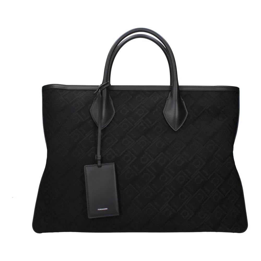 Ferragamo Women's Black Handbags, One Size, Fabric Handbag
