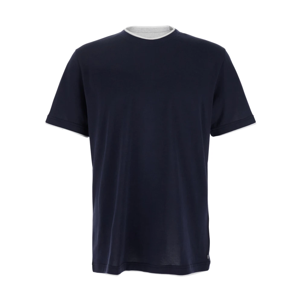 Eleventy - Tops > T-Shirts - Blue - Eleventy - Modalova