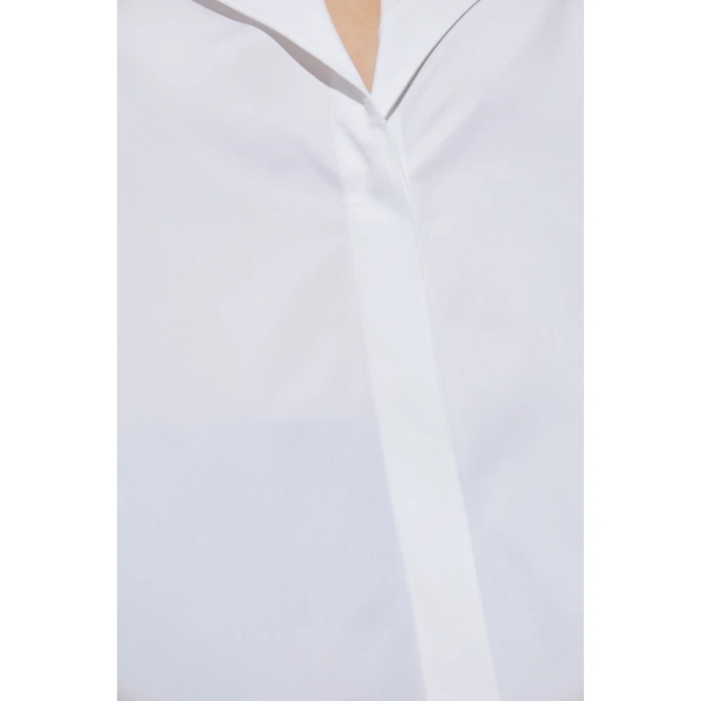 Alaïa Capuchonshirt White Dames