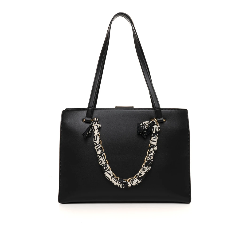 Love Moschino Stijlvolle Shopper met Ritssluiting Black Dames