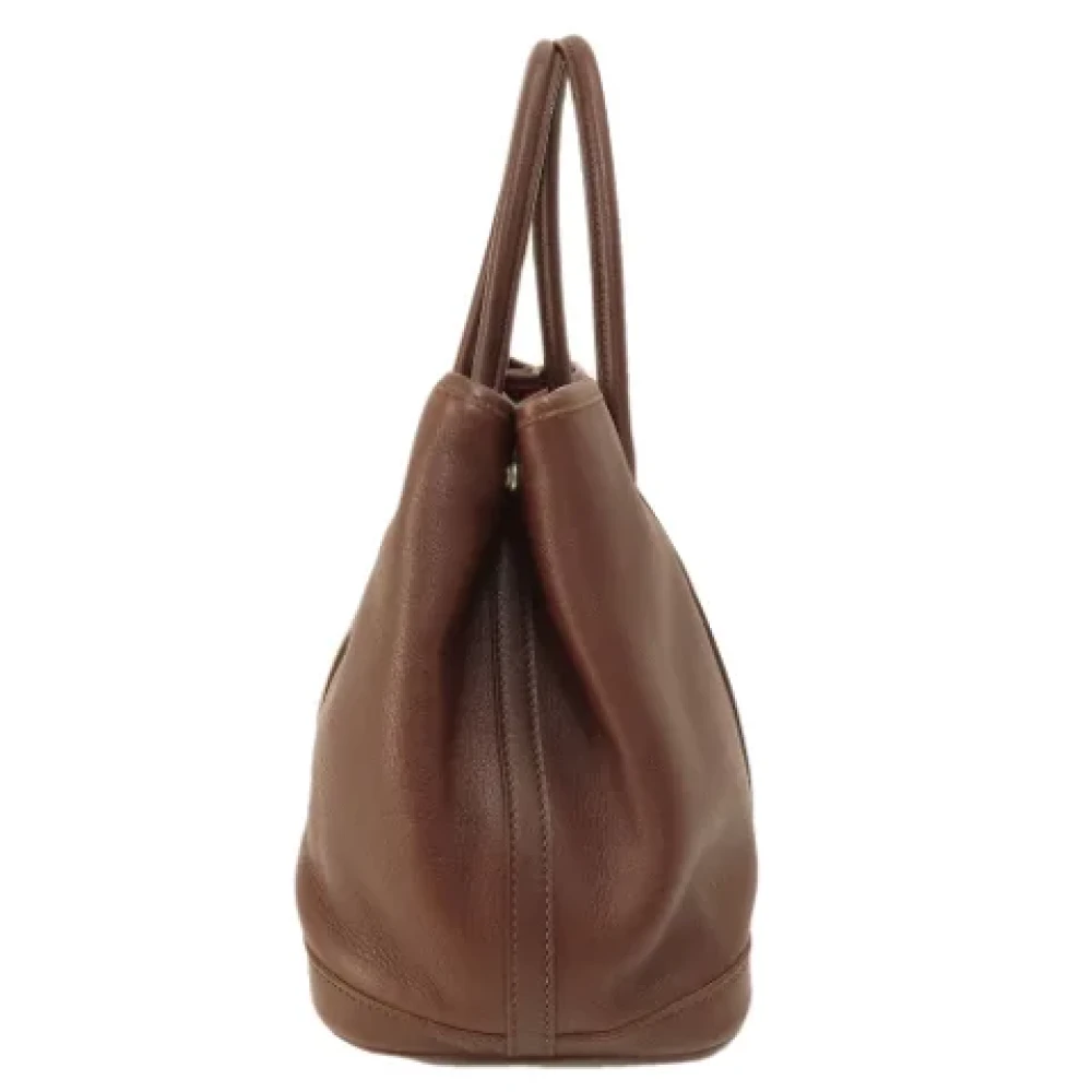 Hermès Vintage Pre-owned Leather totes Brown Dames