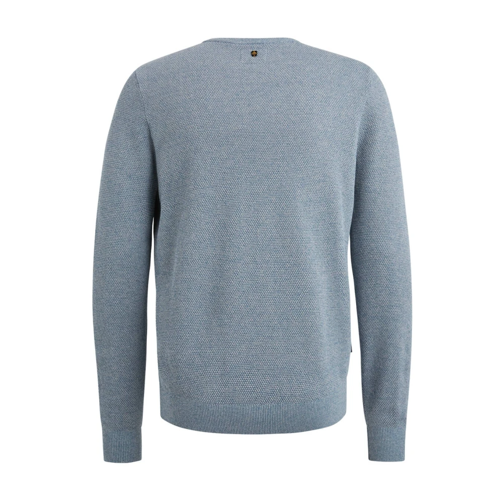 PME Legend Casual Katoen Modal Pullover Blue Heren