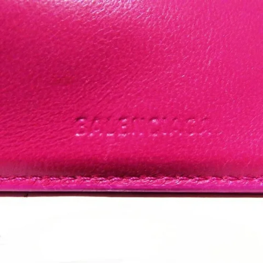 Balenciaga Vintage Pre-owned Leather wallets Pink Dames