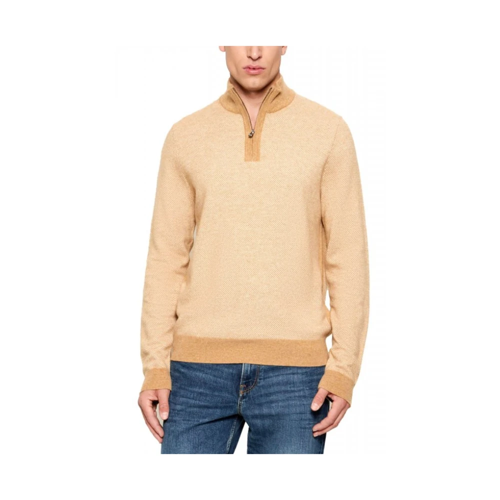 Hugo Beige Turtleneck Jumper - Male - Turtlenecks - Xl - Knitwear