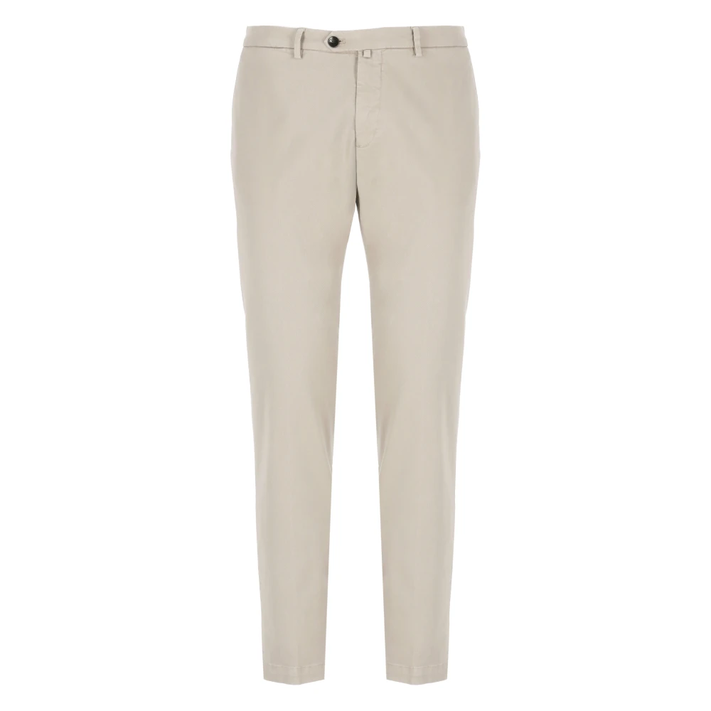 Briglia Beige Katoenen Broek met Zakken Beige Heren