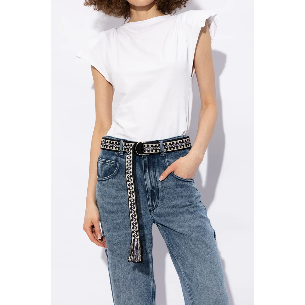 Isabel marant Nyessa patroon riem Black Dames