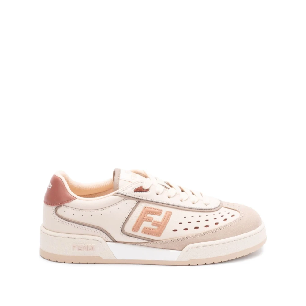 Fendi Women's Beige Sneakers, 3 Uk, Match Trainers