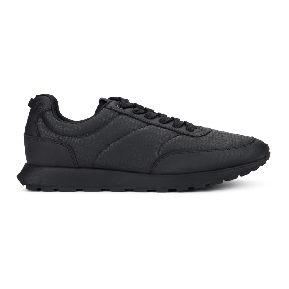 Hugo Men's Black Sneakers, 7 Uk, Icelin Runner