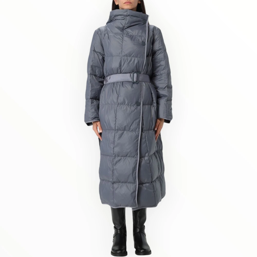 Emporio Armani Pufferjas voor Stijlvolle Winterlook Gray Dames