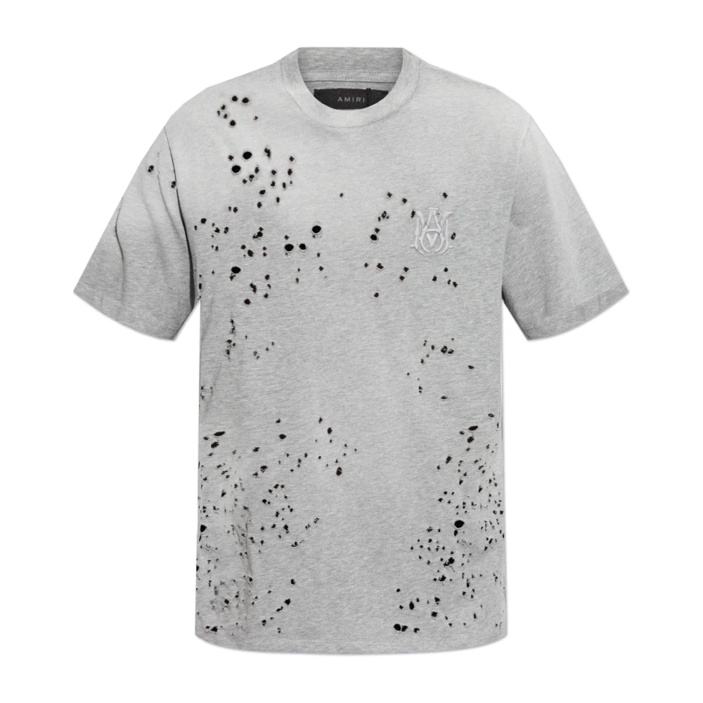 Amiri - Tops > T-Shirts - Gray - Amiri - Modalova