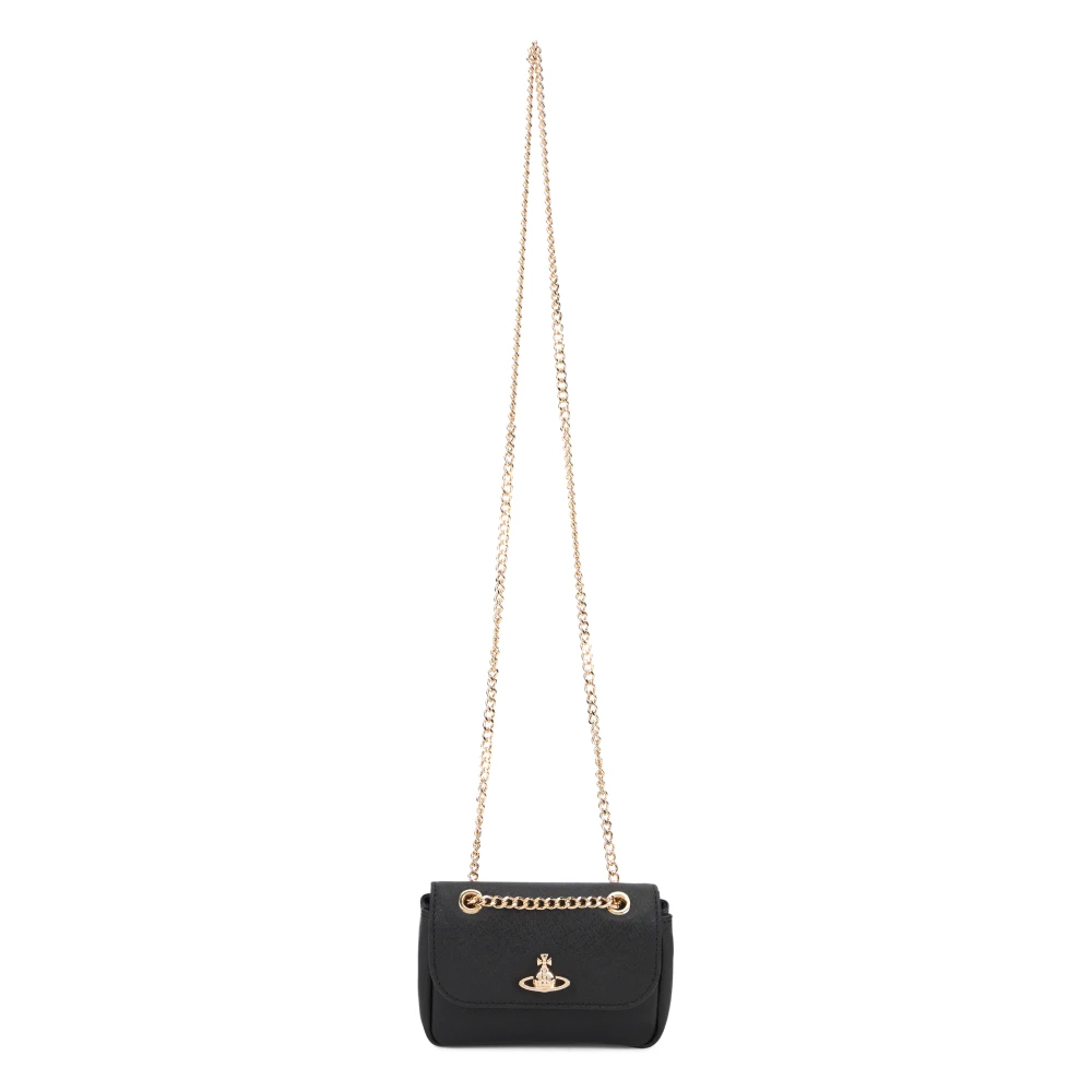 Vivienne Westwood Leather Shoulder Bag - Female - Shoulder Bags - Black - One Size - Bags - Image 5
