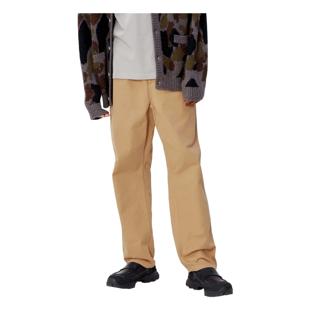 Carhartt WIP Flint Lange broek Beige Heren