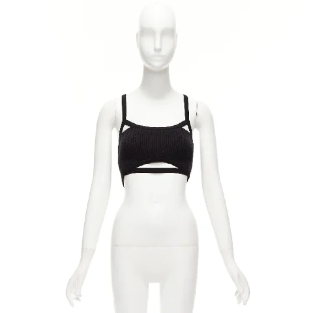 Jacquemus Pre-owned Polyester tops Black Dames