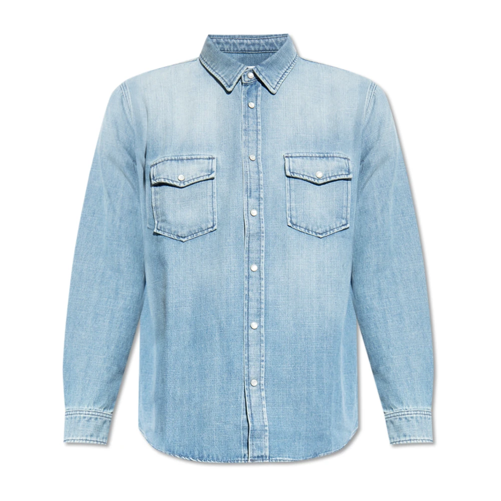 Saint Laurent Denim overhemd Blue Heren