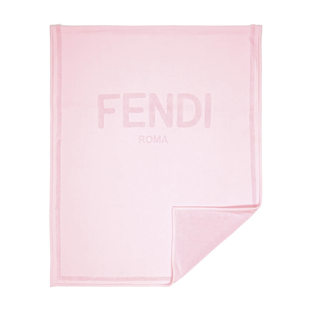 Fendi Lyxigt Barn Strandhandduk Seawear Rosa Pink, Unisex