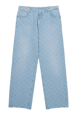 Washed Monogram Jeans