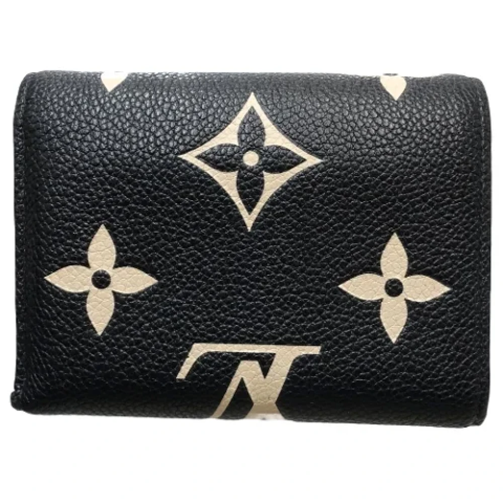 Louis Vuitton Vintage Pre-owned Leather wallets Black Dames