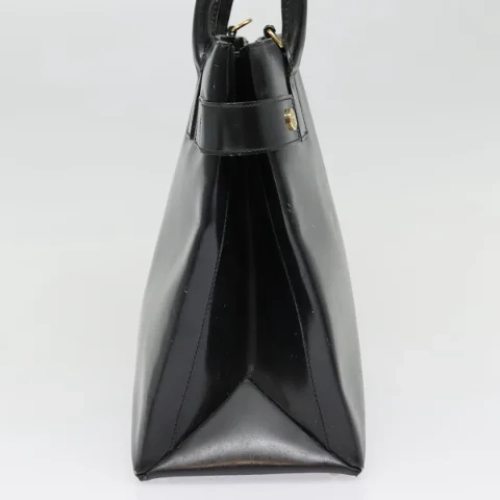 Gucci Vintage Pre-owned Leather handbags Black Dames
