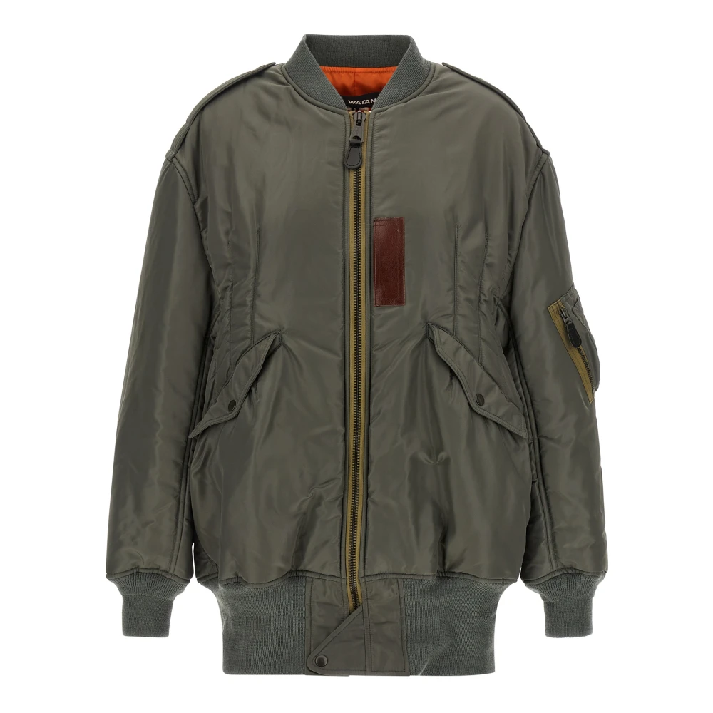 Junya Watanabe Green Maxi Bomber Jacket - Female - Bomber Jackets - M - Jackets