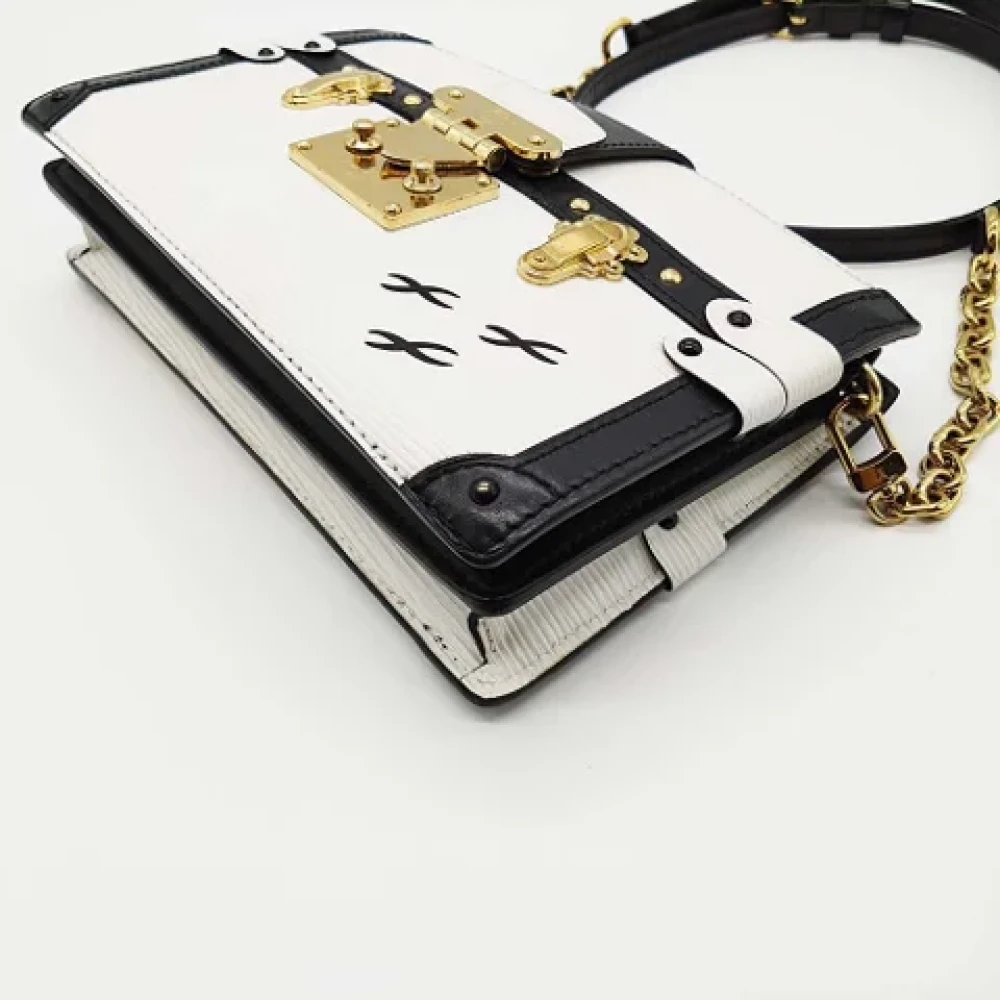 Louis Vuitton Vintage Pre-owned Leather louis-vuitton-bags White Dames