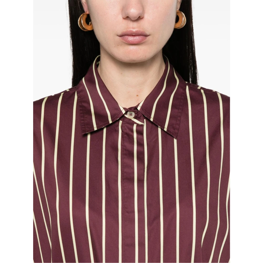 Forte Rode Shirts voor Vrouwen Ss25 Brown Dames