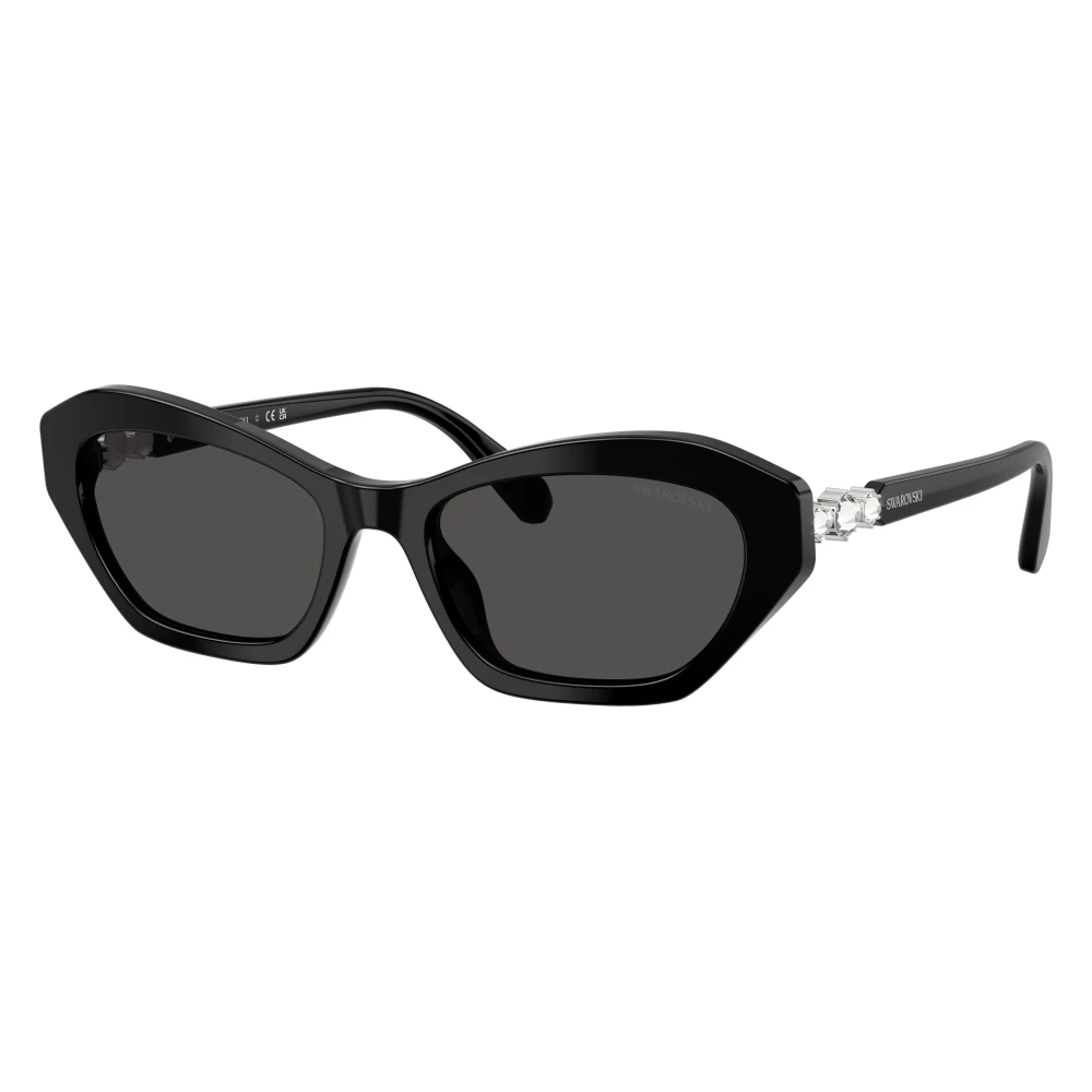 Swarovski Unisex Black Sunglasses, 54 Mm, 0Sk6048