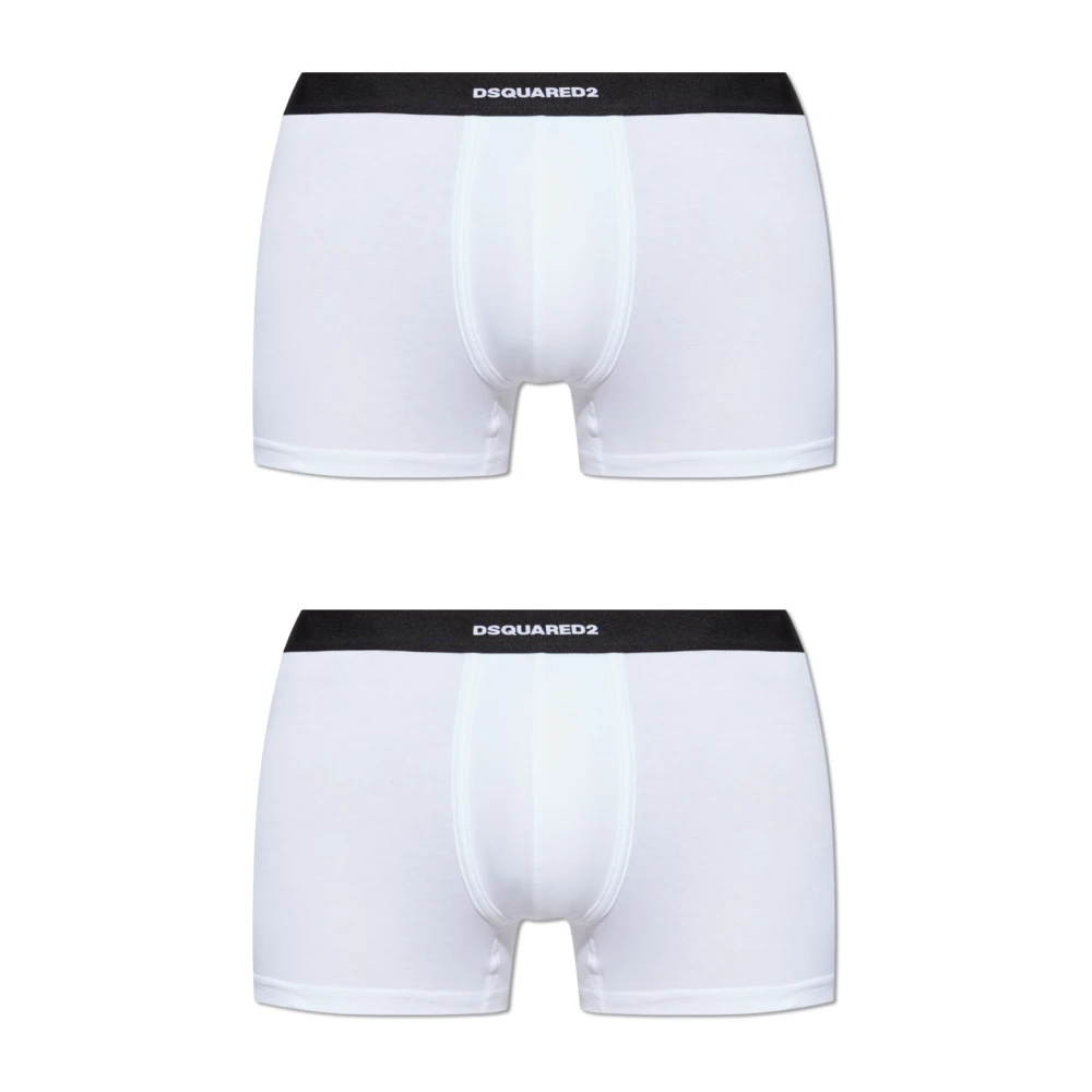 Dsquared2 Hombre Blanco Ropa Interior, : Mediano
