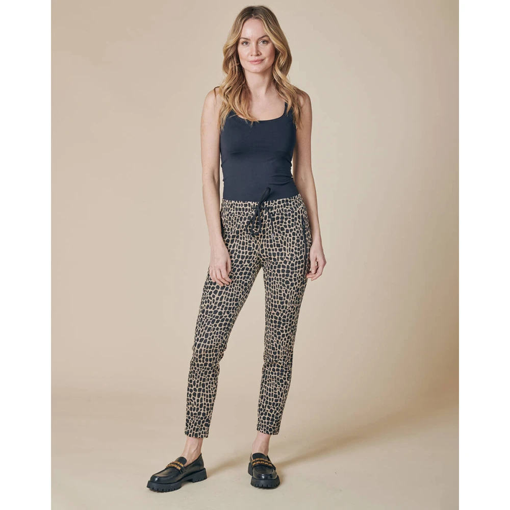 Zhrill Chic Chiara Broek Brown Dames